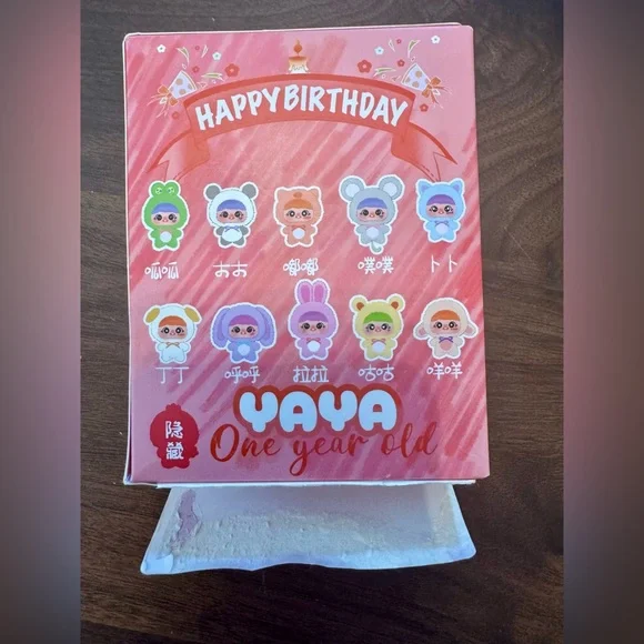 Baby Three Happy Birthday Yaya One Year Old Confirmed Purple Bunny - Picture 6 of 6